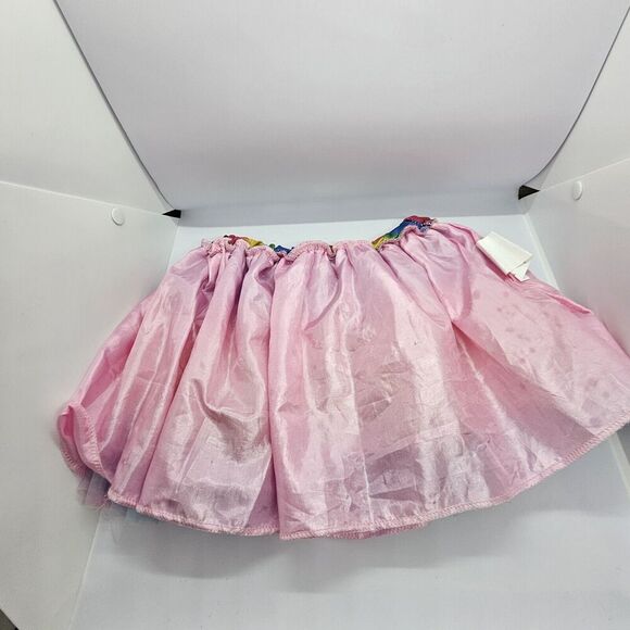 Rainbow Tulle Tutu Skirt Girl's Small Elastic Waist 9.5" All Dressed Up Costume - Picture 8 of 9